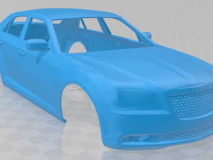 chrysler 300 srt8 2012 printable body car 3D Baskı Modeli