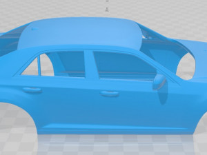 chrysler 300 srt8 2012 printable body car 3D Baskı Modeli