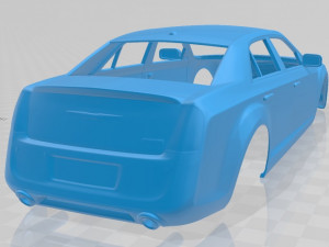 chrysler 300 srt8 2012 printable body car 3D Baskı Modeli