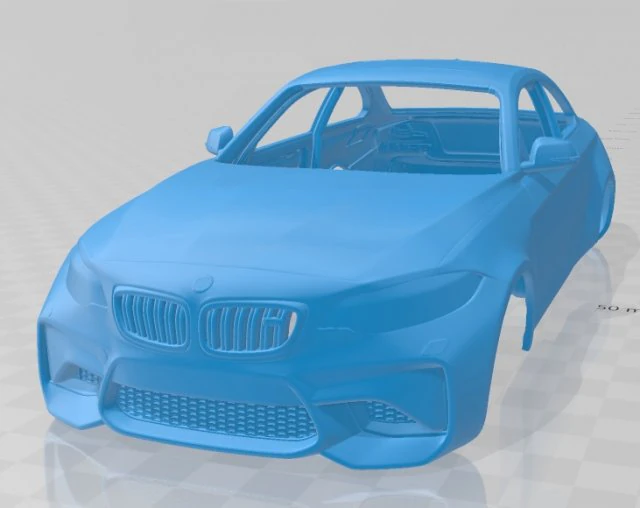 m2 f87 coupe 2015 printable body car 3D Print Model .c4d .max .obj .3ds .fbx .stl .blend 
