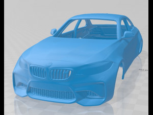 m2 f87 coupe 2015 printable body car 3Dプリントモデル