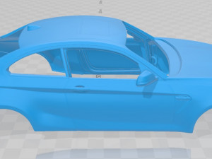 m2 f87 coupe 2015 printable body car 3D Baskı Modeli