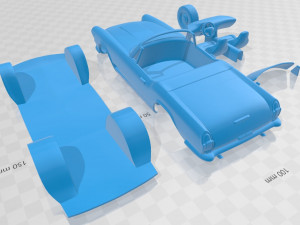 maserati 3500 spyder 1959 printable car Modello di stampa 3D