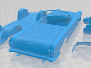 maserati 3500 spyder 1959 printable car Modello di stampa 3D