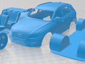 audi q5 2009 printable car 3D Print Model