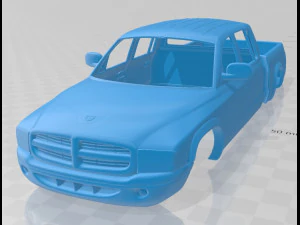 닷지 다코타 스포츠 쿼드 택시 2000 인쇄 가능한 차체 자동차 3D 프린트 모델