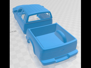 dodge dakota sport quad cab 2000 printable body car Model do druku 3D