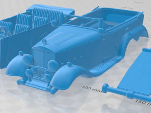 mercedes benz g4 offroader 1939 printable car 3D Print Model