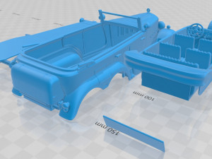mercedes benz g4 offroader 1939 printable car 3D 프린트 모델