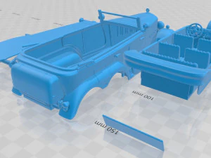 mercedes benz g4 offroader 1939 printable car 3D Print Model