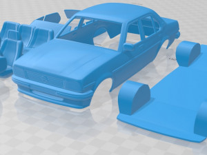 opel ascona berlina 1975 printable car 3D Print Model