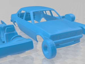 opel ascona berlina 1975 printable car Modèles 3D en vedette