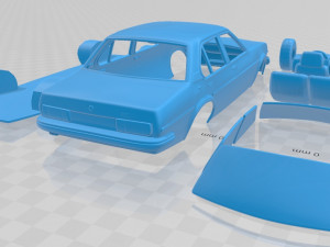 opel ascona berlina 1975 printable car Modèles 3D en vedette