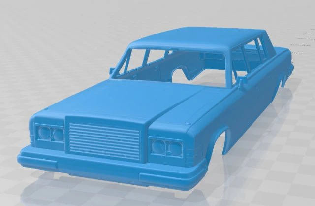 zil 4104 1978 printable body car 3D Print Model .c4d .max .obj .3ds .fbx .stl .blend 