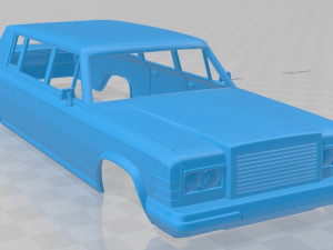 zil 4104 1978 printable body car 3D 프린트 모델