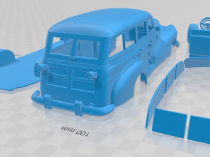 oldsmobile special 66 68 station wagon 1947 printable car 3D Принт Модель
