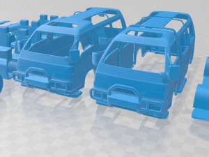 三菱 デリカ スター ワゴン 4WD 1986 印刷可能なバン 3Dプリントモデル