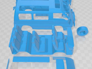 mitsubishi delica star wagon 4wd 1986 printable van 3D Print Model