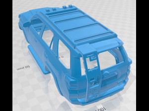 toyota 4runner 2018 trd pro 4x4 printable car 3D 프린트 모델