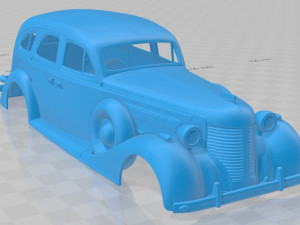 zis 101a 1939 printable body car 3D Принт Модель