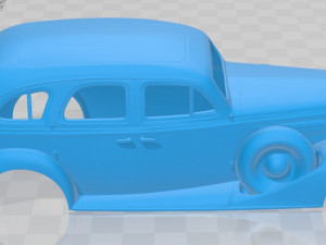 zis 101a 1939 printable body car 3D Принт Модель