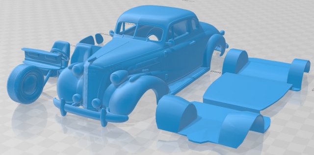chevrolet master deluxe ga 1937 printable car 3D 打印模型 .c4d .max .obj .3ds .fbx .stl .blend 