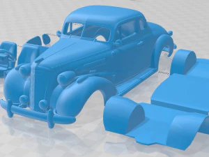 시보레 마스터 디럭스 GA 1937 인쇄 가능한 자동차 3D 프린트 모델