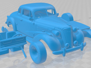 chevrolet master deluxe ga 1937 printable car 3D 打印模型