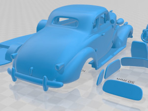chevrolet master deluxe ga 1937 printable car 3D 打印模型