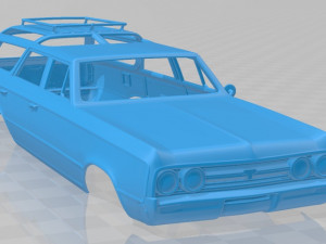 oldsmobile vista cruiser 1964 printable body car 3D Принт Модель