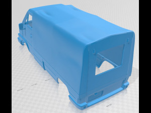 renault master 1980 soft top printable body van Model do druku 3D