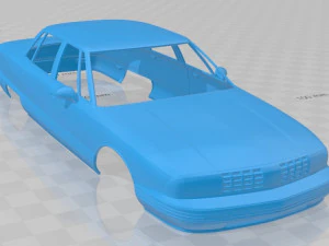 oldsmobile 98 1991 printable body car 3D Print Model