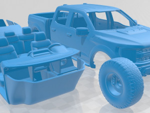 f-150 raptor 2021 printable car 3D Print Model