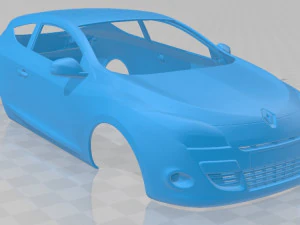 renault megane coupe 2010 printable body car 3D Print Model