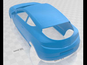 renault megane coupe 2010 printable body car 3D प्रिंट मॉडल