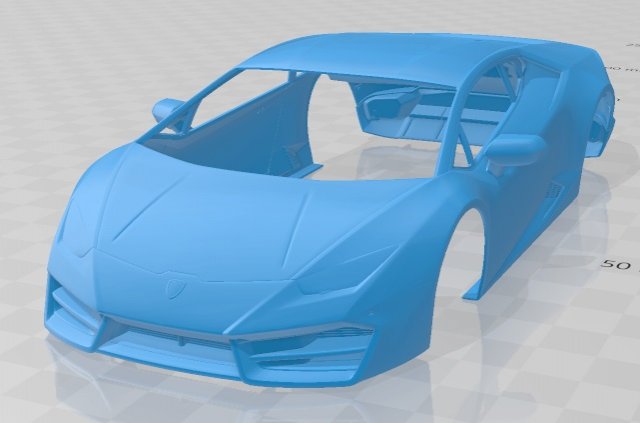 huracan lp580-2 2017 printable body car 3D-printmodel .c4d .max .obj .3ds .fbx .stl .blend 