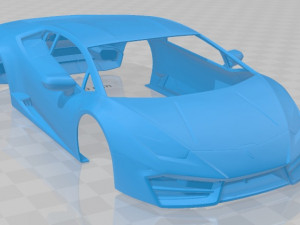 huracan lp580-2 2017 printable body car 3D-printmodel