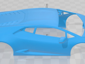huracan lp580-2 2017 printable body car 3D-printmodel