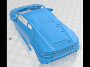 huracan lp580-2 2017 printable body car 3D-printmodel