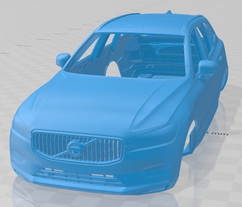 Volvo xc60 2018 printable body car 3D प्रिंट मॉडल .c4d .max .obj .3ds .fbx .stl .blend 