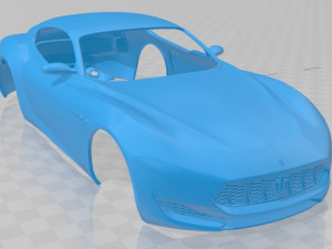 maserati alfieri 2014 printable body car 3D 프린트 모델