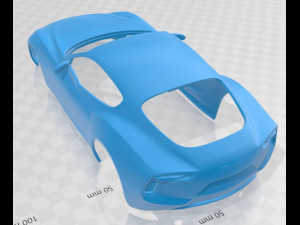 maserati alfieri 2014 printable body car 3D 프린트 모델