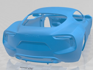 maserati alfieri 2014 printable body car 3D 프린트 모델