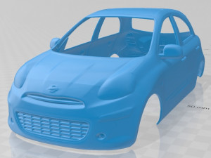nissan micra 2011 printable body car 3D Print Model