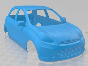 nissan micra 2011 printable body car 3D Print Model