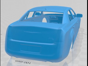 chrysler 300 2011 printable body car 3D 프린트 모델