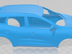 renault kadjar 2018 printable body car 3D Print Model