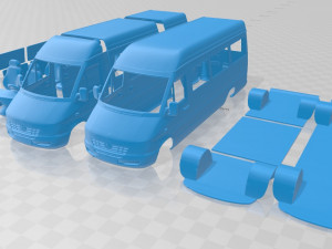 mercedes benz sprinter 903 passenger van l3h2 2000 printable 3D 프린트 모델