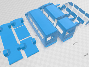 mercedes benz sprinter 903 passenger van l3h2 2000 printable 3D Принт Модель