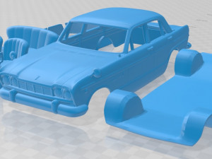 nissan skyline s54 2000 gt 1964 printable car Modelo de impresión 3D
